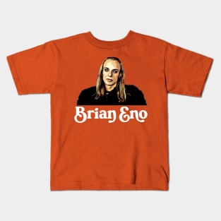 Brian Eno / Retro Design Kids T-Shirt